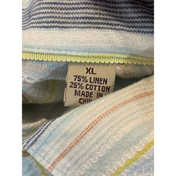 Tommy Bahama Mens LS Button Up Shirt-Size Extra‎ Large - Linen Cotton Blend - Picture 6 of 7